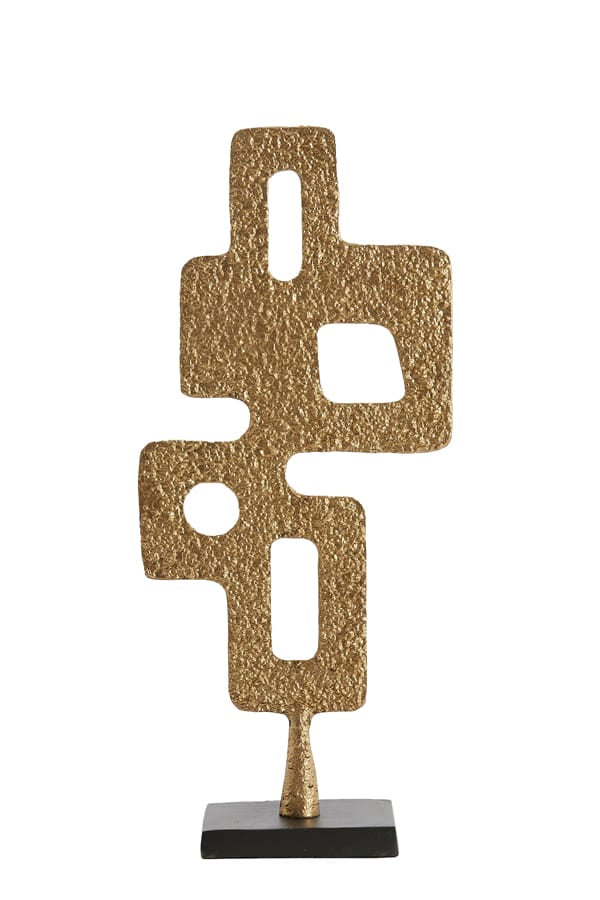 Light & Living Accessories Ornament on base 23,5x10x54 cm VEX antique bronze+matt black House of Isabella UK