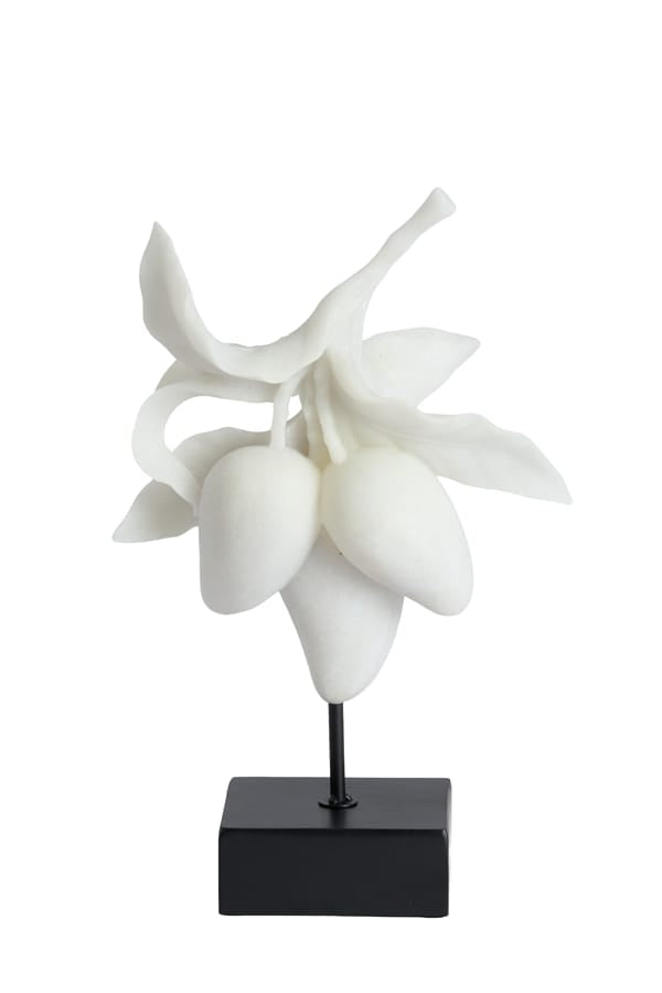 Light & Living Accessories Ornament on base 23,5x13x37 cm MANGO cream+black House of Isabella UK