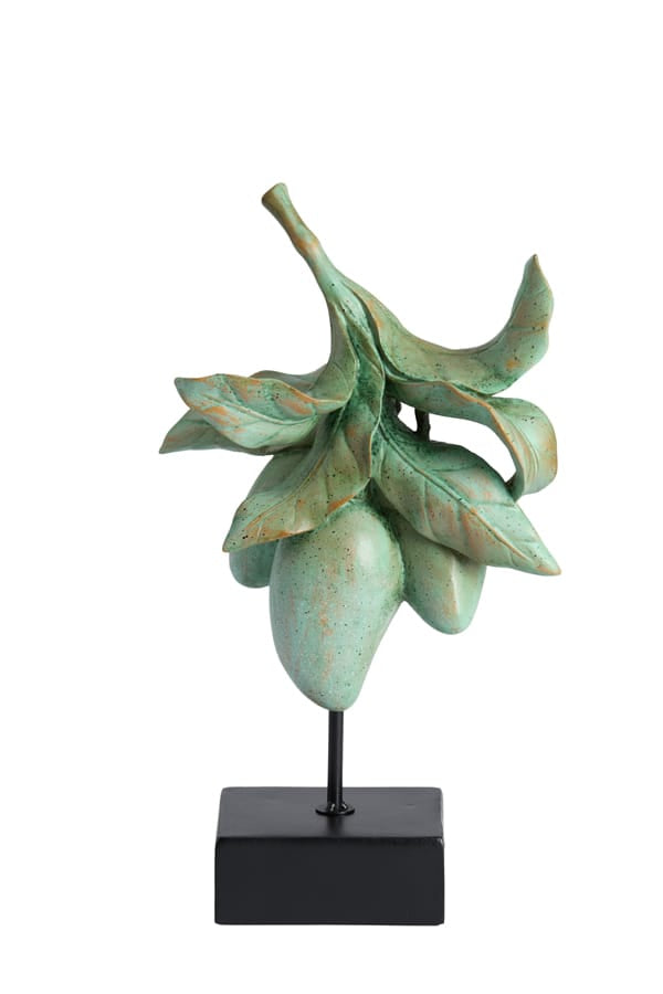 Light & Living Accessories Ornament on base 23,5x13x37 cm MANGO green+black House of Isabella UK