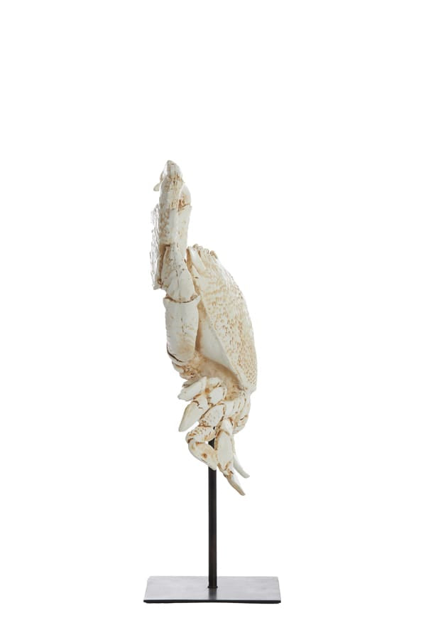 Light & Living Accessories Ornament on base 23x12,5x42,5 cm CRAB off white House of Isabella UK