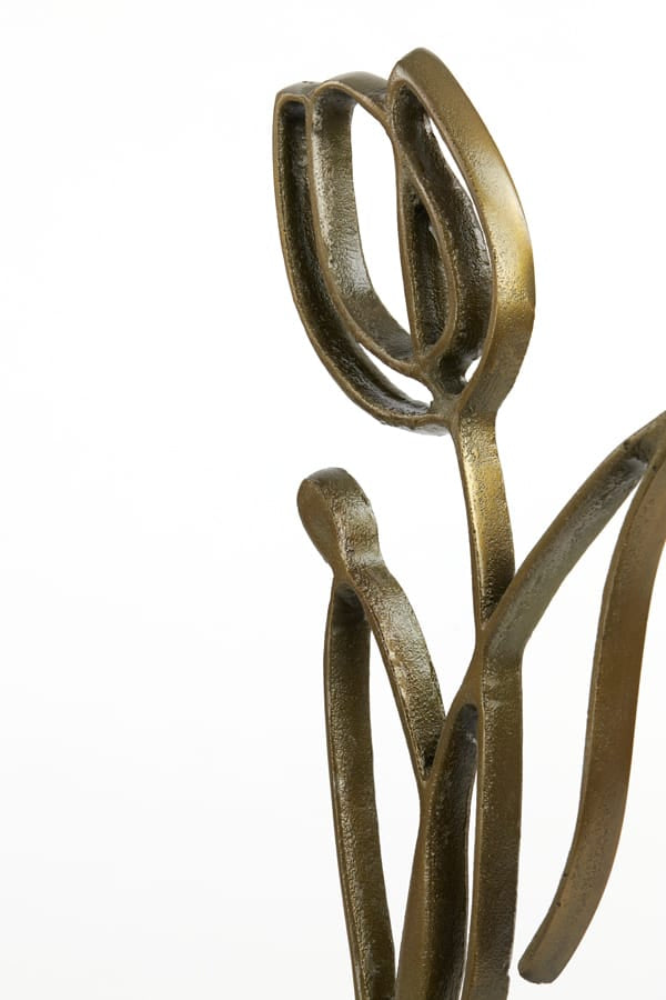 Light & Living Accessories Ornament on base 24x8,5x45 cm TULIPANU antique bronze House of Isabella UK