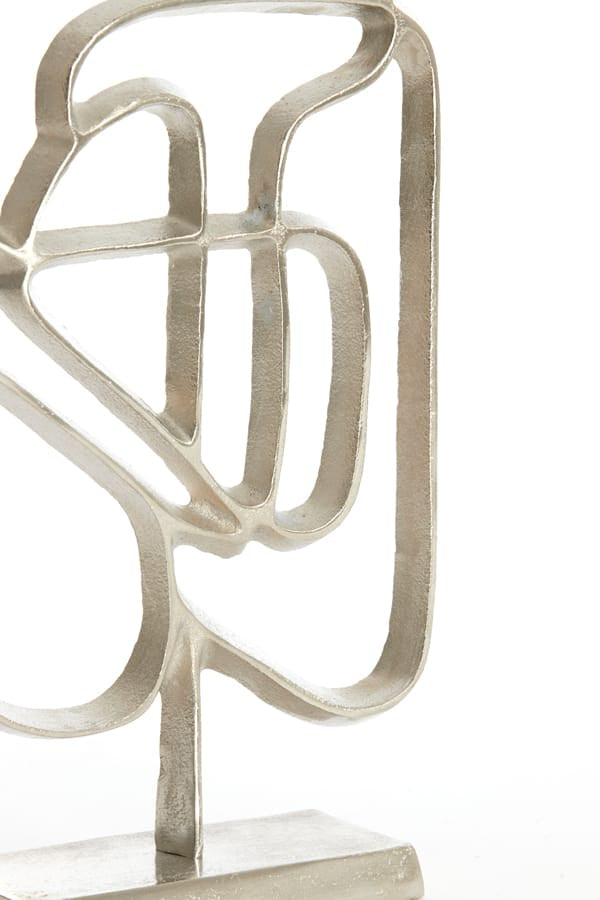 Light & Living Accessories Ornament on base 24x8x39 cm GOLEZA raw nickel House of Isabella UK