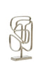 Light & Living Accessories Ornament on base 24x8x39 cm GOLEZA raw nickel House of Isabella UK
