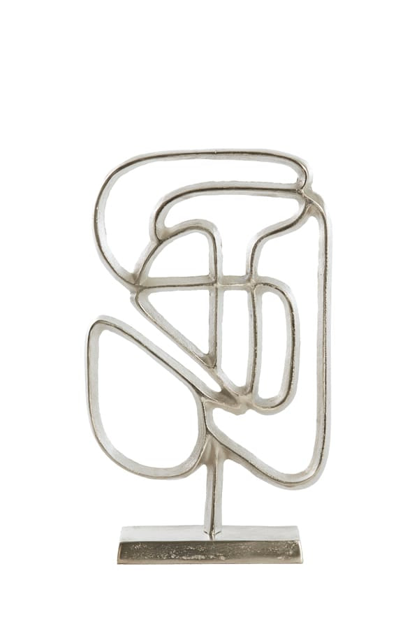 Light & Living Accessories Ornament on base 24x8x39 cm GOLEZA raw nickel House of Isabella UK