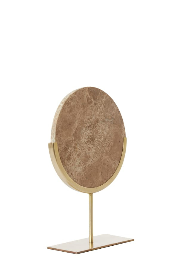 Light & Living Accessories Ornament on base 25,5x10x38,5 cm MORENO marble brown House of Isabella UK