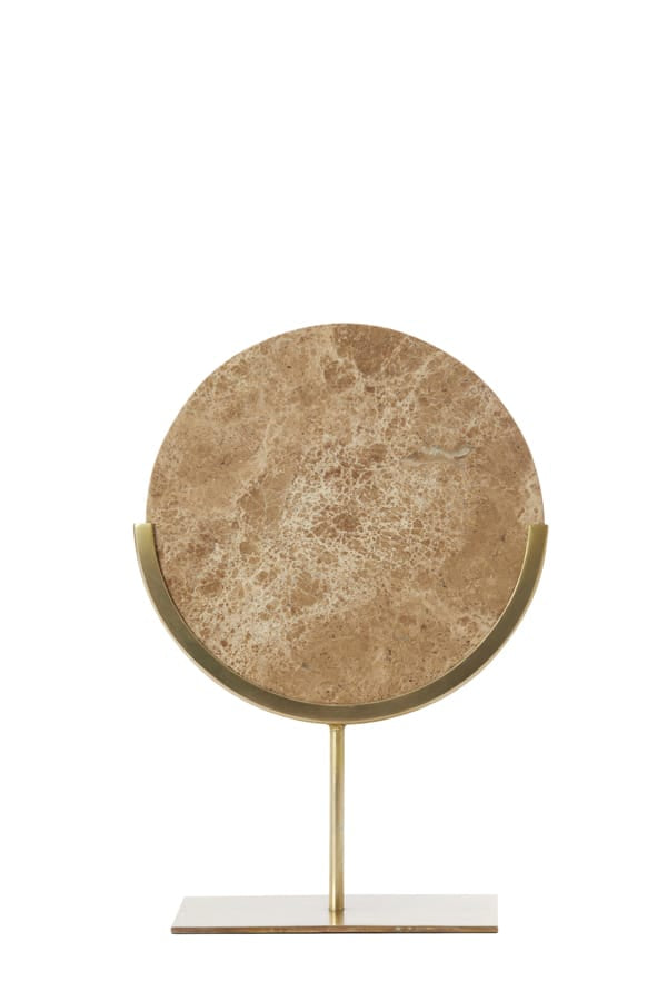 Light & Living Accessories Ornament on base 25,5x10x38,5 cm MORENO marble brown House of Isabella UK