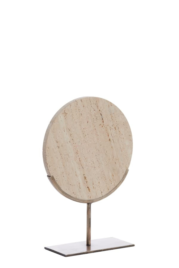 Light & Living Accessories Ornament on base 25,5x10x38,5 cm MORENO sand travertine House of Isabella UK