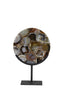 Light & Living Accessories Ornament on base 25x10x35 cm GOUYA agate brown+matt black House of Isabella UK