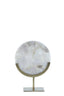 Light & Living Accessories Ornament on base 25x10x35 cm GOUYA grey agate+antique bronze House of Isabella UK