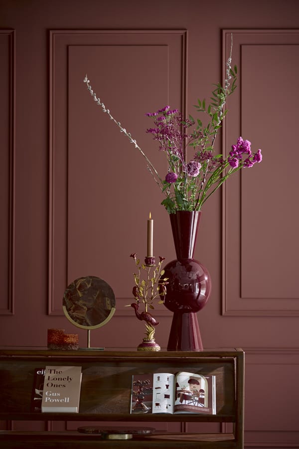 Light & Living Accessories Ornament on base 25x10x35 cm GOUYA red agate+antique bronze House of Isabella UK