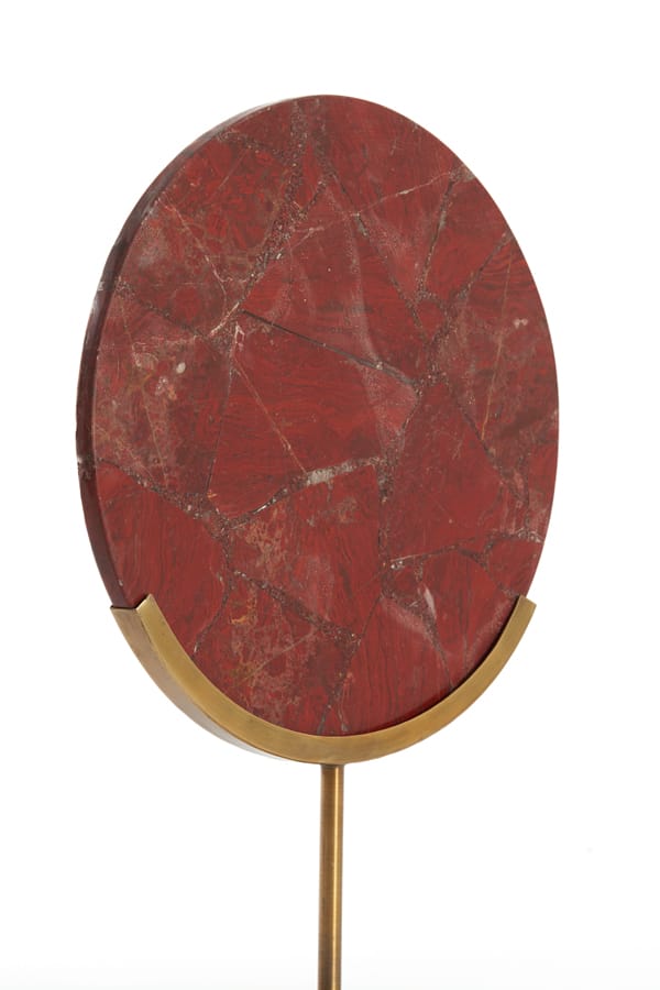 Light & Living Accessories Ornament on base 25x10x35 cm GOUYA red agate+antique bronze House of Isabella UK