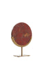 Light & Living Accessories Ornament on base 25x10x35 cm GOUYA red agate+antique bronze House of Isabella UK