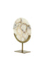 Light & Living Accessories Ornament on base 25x10x35 cm GOUYA white agate+antiq bronze House of Isabella UK