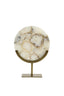 Light & Living Accessories Ornament on base 25x10x35 cm GOUYA white agate+antiq bronze House of Isabella UK
