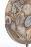 Light & Living Accessories Ornament on base 25x10x35 cm GOUYA yellow agate+antiq bronz House of Isabella UK