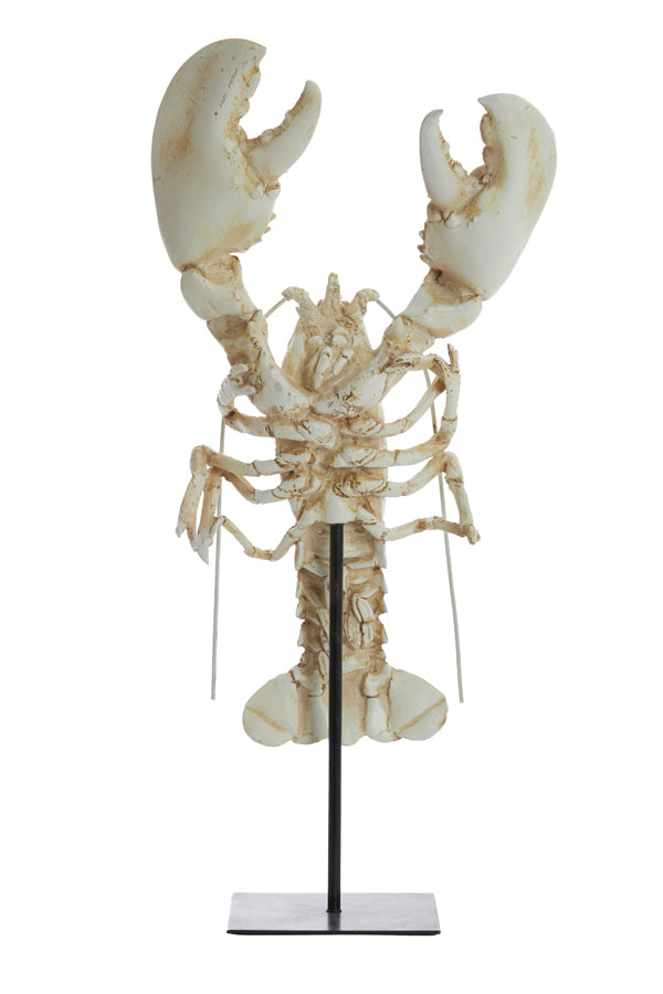 Light & Living Accessories Ornament on base 25x14x56,5 cm LOBSTER off white House of Isabella UK