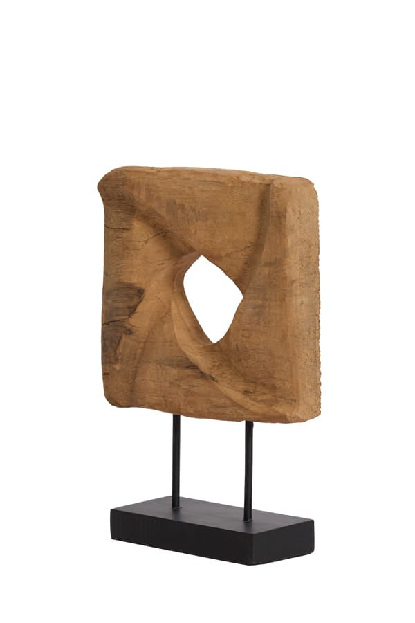 Light & Living Accessories Ornament on base 26x9x38,5 cm ZARATE wood natural+black House of Isabella UK