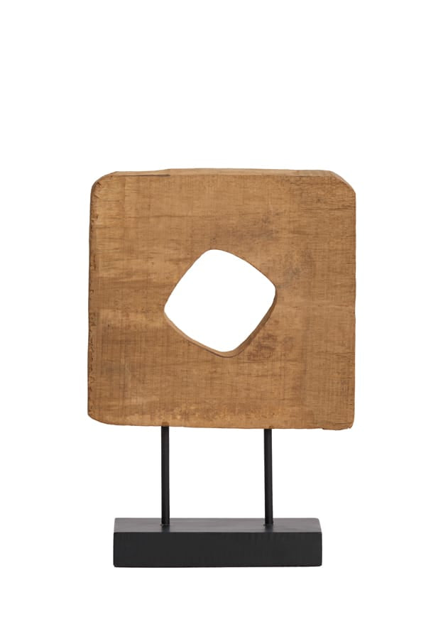 Light & Living Accessories Ornament on base 26x9x38,5 cm ZARATE wood natural+black House of Isabella UK