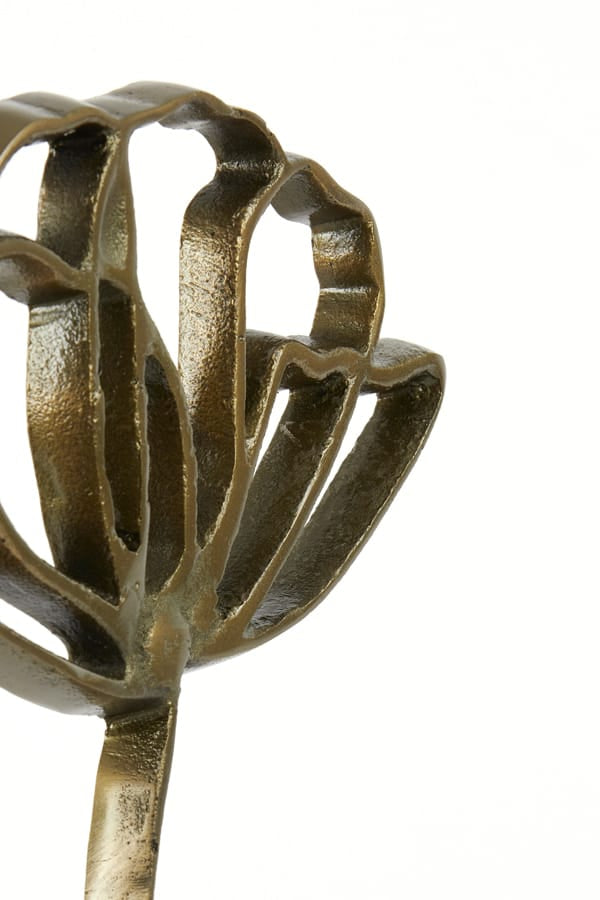 Light & Living Accessories Ornament on base 28x8,5x45 cm PAPAVERU antique bronze House of Isabella UK