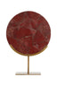 Light & Living Accessories Ornament on base 35x12x50 cm GOUYA red agate+antique bronze House of Isabella UK