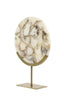 Light & Living Accessories Ornament on base 35x12x50 cm GOUYA white agate+antiq bronze House of Isabella UK