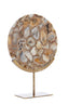 Light & Living Accessories Ornament on base 35x12x50 cm GOUYA yellow agate+antiq bronz House of Isabella UK