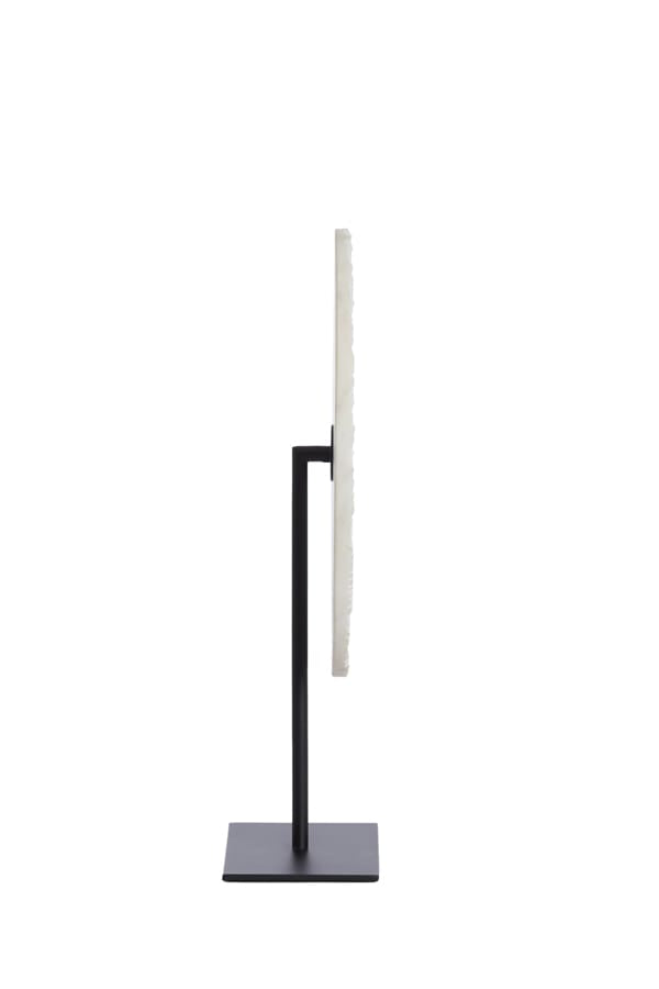 Light & Living Accessories Ornament on base 35x12x50 cm YFKE marble white+matt black House of Isabella UK