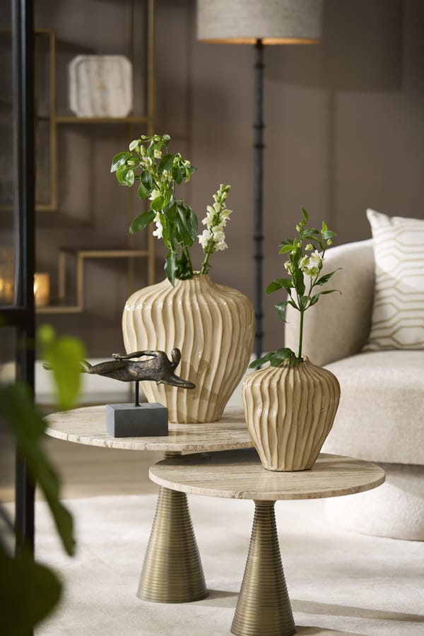 Light & Living Accessories Ornament on base 35x8x19 cm PETE antique bronze+matt black House of Isabella UK