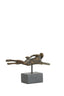 Light & Living Accessories Ornament on base 35x8x19 cm PETE antique bronze+matt black House of Isabella UK