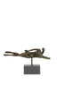 Light & Living Accessories Ornament on base 35x8x19 cm PETE antique bronze+matt black House of Isabella UK