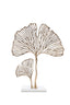 Light & Living Accessories Ornament on base 36x10x48 cm LEAF gold+marble white House of Isabella UK