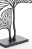 Light & Living Accessories Ornament on base 36x10x48 cm LEAF matt black House of Isabella UK