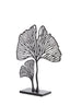 Light & Living Accessories Ornament on base 36x10x48 cm LEAF matt black House of Isabella UK
