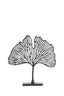 Light & Living Accessories Ornament on base 36x6x39 cm LEAF matt black House of Isabella UK