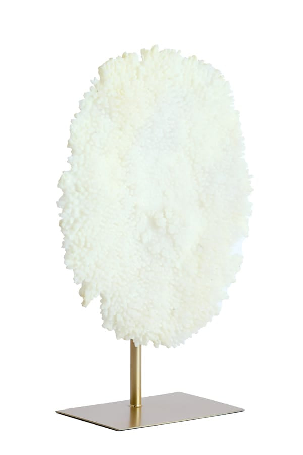 Light & Living Accessories Ornament on base 46x20x69 cm CORAL cream+antique bronze House of Isabella UK