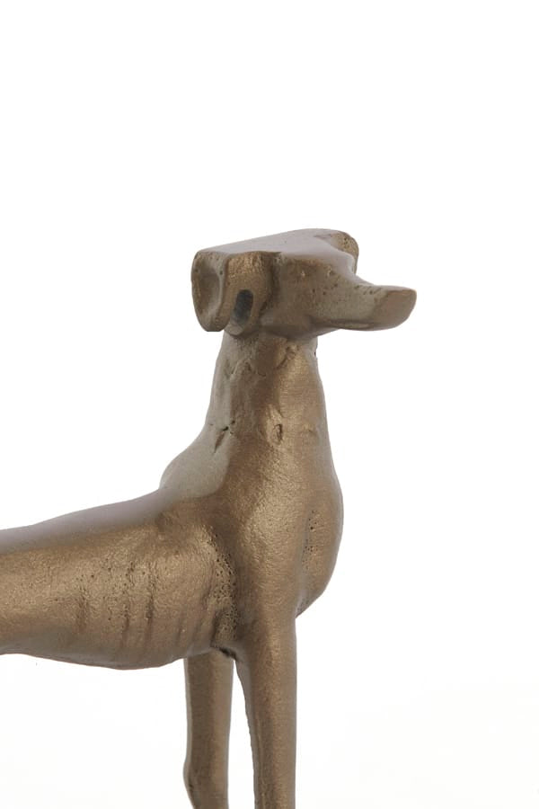 Light & Living Accessories Ornament S/2 17x8x18+17x8x18 cm DOGS antique bronze House of Isabella UK