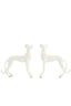 Light & Living Accessories Ornament S/2 17x8x18+17x8x18 cm DOGS cream House of Isabella UK