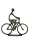 Light & Living Accessories Ornament S/2 24x18x22+24x7x25 cm CYCLISTS antique bronze House of Isabella UK