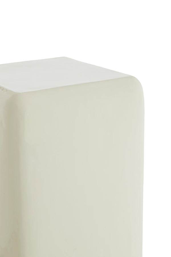 Light & Living Accessories Pillar 30x30x60 cm FABI shiny cream House of Isabella UK