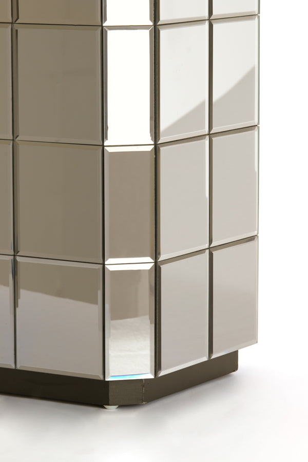 Light & Living Accessories Pillar 30x30x80 cm LUCIANO brown House of Isabella UK