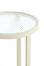 Light & Living Accessories Pillar 30x60,5 cm RETIRO clear rib glass+cream House of Isabella UK
