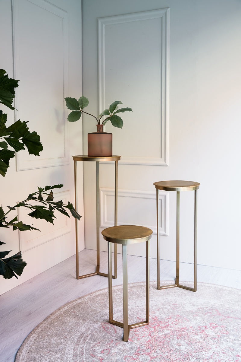 Light & Living Accessories Pillar 30x60,5 cm RETIRO light gold House of Isabella UK