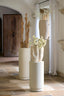 Light & Living Accessories Pillar 30x80 cm ALARIOS cream House of Isabella UK