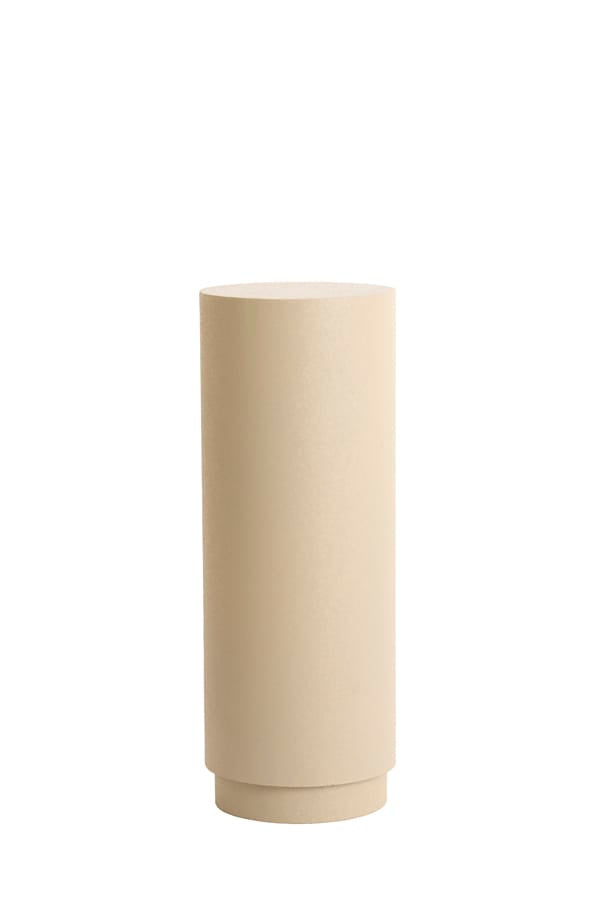 Light & Living Accessories Pillar 30x80 cm ALURIA matt cream House of Isabella UK