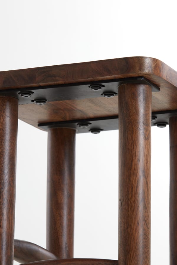 Light & Living Accessories Pillar 32x32x80 cm QIANO acacia wood brown House of Isabella UK