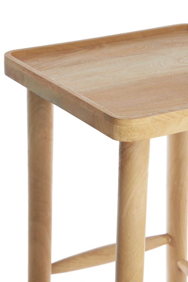 Light & Living Accessories Pillar 32x32x80 cm QIANO mango wood natural House of Isabella UK