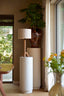 Light & Living Accessories Pillar 35x100 cm ALURIA matt cream House of Isabella UK