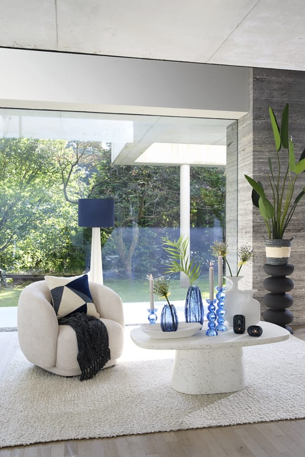 Light & Living Accessories Pillar 35x80 cm KOBODO matt black House of Isabella UK