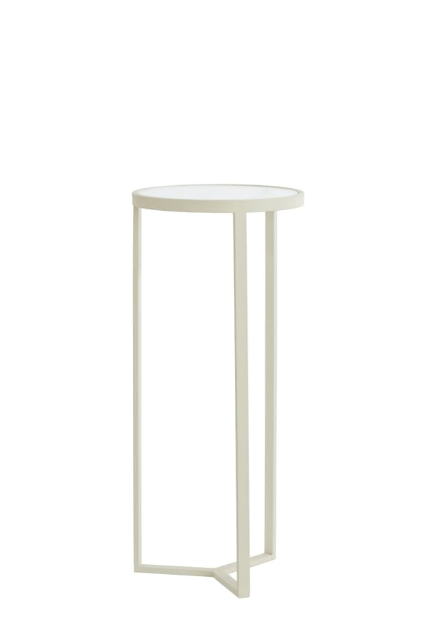 Light & Living Accessories Pillar 35x81 cm RETIRO clear rib glass+cream House of Isabella UK