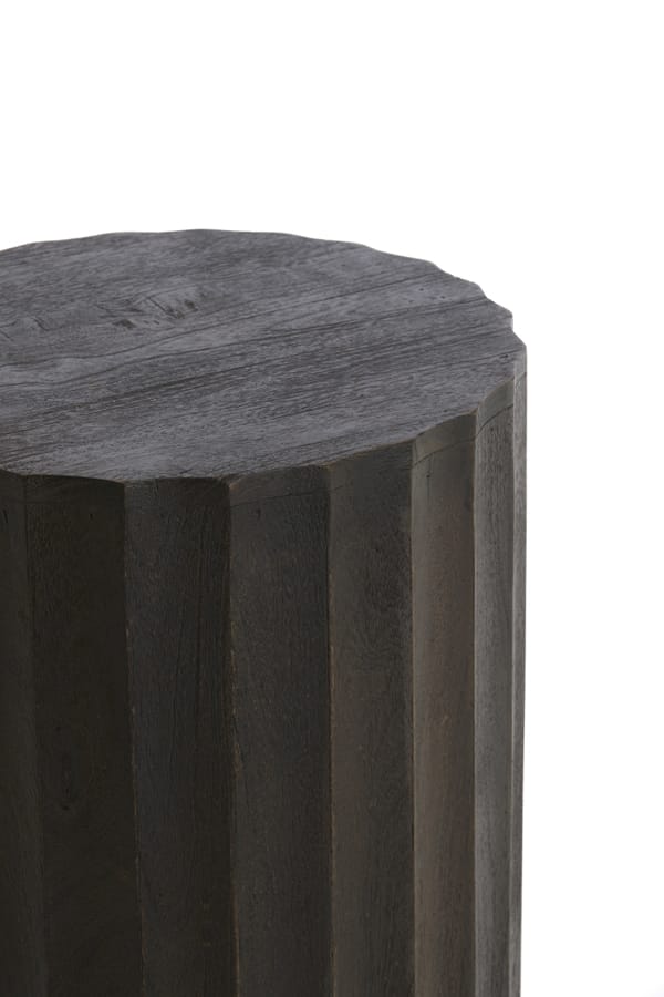 Light & Living Accessories Pillar 40x100 cm ELLENA wood matt dark russet House of Isabella UK